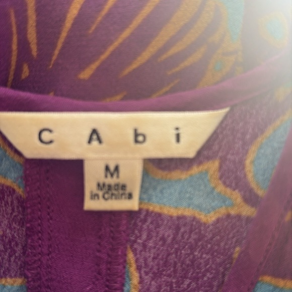 CAbi #243 Palm Grass Top Size Medium - Picture 4 of 6